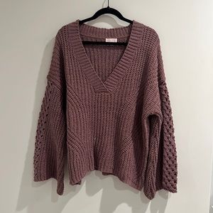Pink Lily Knit Sweater